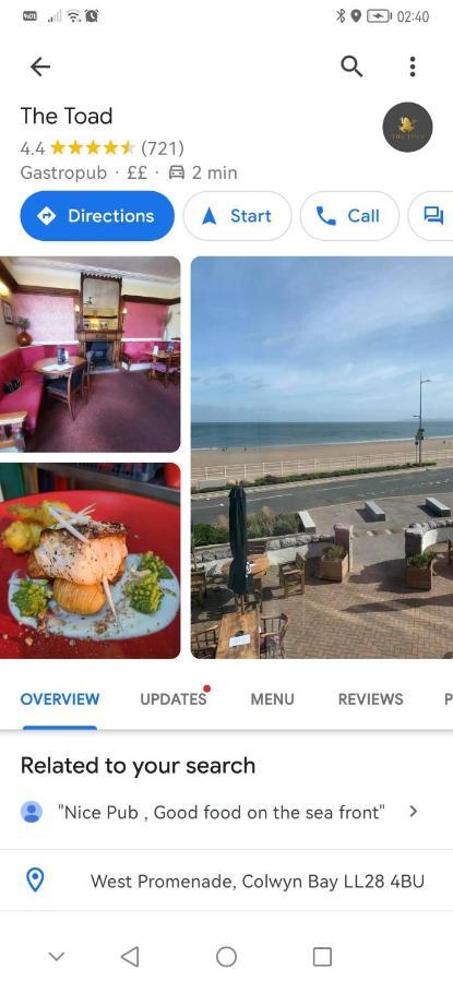 Netherton Studio Apartment 2 Rhôs-on-Sea المظهر الخارجي الصورة